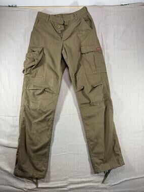 Proletariat Skate Shop Cargo Pants Mens Khaki Tan Tactical Utility Skate Y2K XS